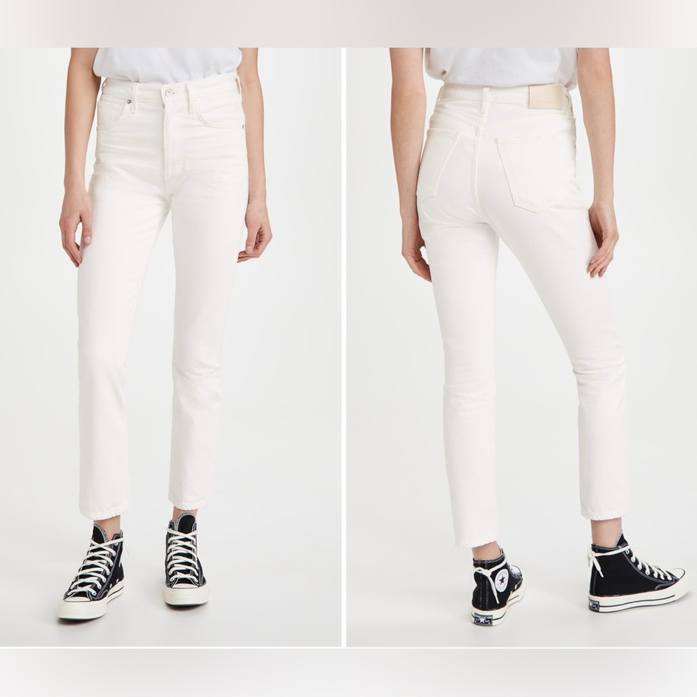 Citizens of Humanity white jeans size 30 New with Tags. Charlotte High Rise